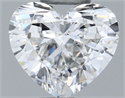 Natural Diamond 0.50 Carats, Heart with  Cut, G Color, SI1 Clarity and Certified by GIA