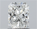 Natural Diamond 0.83 Carats, Radiant with  Cut, H Color, SI1 Clarity and Certified by GIA