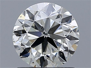 Picture of Natural Diamond 1.01 Carats, Round with Very Good Cut, I Color, SI1 Clarity and Certified by GIA