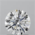 Lab Grown Diamond 1.09 Carats, Round with Ideal Cut, F Color, VVS2 Clarity and Certified by IGI
