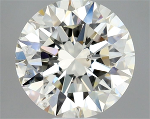 Picture of Natural Diamond 0.46 Carats, Round with Excellent Cut, J Color, SI2 Clarity and Certified by GIA