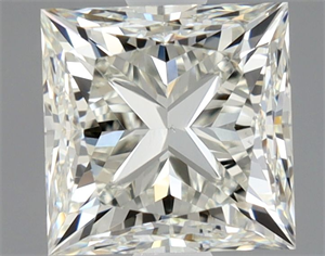 Picture of Natural Diamond 1.20 Carats, Princess with  Cut, J Color, VS2 Clarity and Certified by GIA