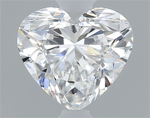 Picture of Natural Diamond 0.40 Carats, Heart with  Cut, E Color, VS2 Clarity and Certified by GIA