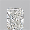 Natural Diamond 0.52 Carats, Radiant with  Cut, H Color, VVS1 Clarity and Certified by GIA