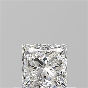 Picture of Natural Diamond 0.51 Carats, Princess with  Cut, G Color, VVS2 Clarity and Certified by GIA
