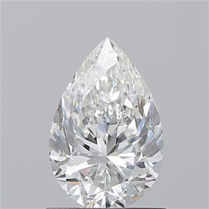 Picture of Natural Diamond 1.01 Carats, Pear with  Cut, G Color, SI1 Clarity and Certified by GIA