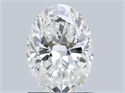 Natural Diamond 1.01 Carats, Oval with  Cut, G Color, VS1 Clarity and Certified by GIA