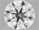 Natural Diamond 1.01 Carats, Round with Fair Cut, E Color, SI2 Clarity and Certified by HRD