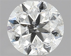Foto Diamante Natural 1.01 quilates, Redondo , Color E, claridad SI2 y certificado HRD de