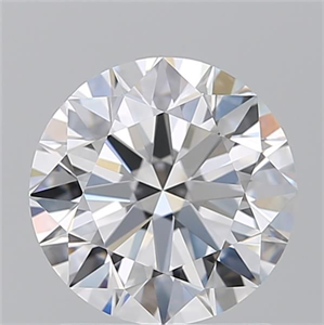 Picture of Natural Diamond 1.55 Carats, Round with Excellent Cut, E Color, IF Clarity and Certified by GIA
