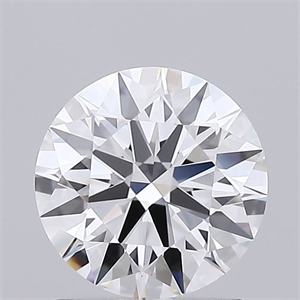 Picture of Lab Grown Diamond 1.09 Carats, Round with Ideal Cut, D Color, IF Clarity and Certified by IGI