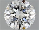 Diamante Natural 0.45 quilates, Redondo , Color D, claridad VVS1 y certificado GIA