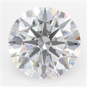 Lab Grown Diamond 3.32 Carats, Round with Ideal Cut, D Color, VVS1 Clarity and Certified by IGI