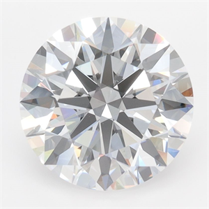Picture of Lab Grown Diamond 3.32 Carats, Round with Ideal Cut, D Color, VVS1 Clarity and Certified by IGI