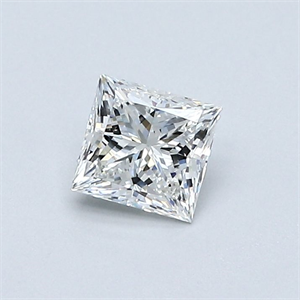 Foto Diamante Natural 0.44 quilates, Princesa , Color G, claridad VVS1 y certificado GIA de