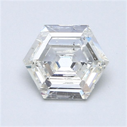 Picture of Natural Diamond 0.92 Carats, HEXAGONAL with  Cut, G Color, SI2 Clarity and Certified by GIA