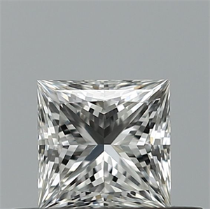 Picture of Natural Diamond 0.41 Carats, Princess with  Cut, G Color, VVS1 Clarity and Certified by GIA