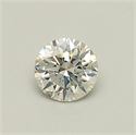 Natural Diamond 0.50 Carats, Round with Excellent Cut, J Color, SI2 Clarity and Certified by GIA