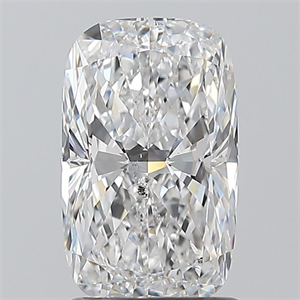 Picture of Natural Diamond 1.50 Carats, Cushion with  Cut, E Color, SI2 Clarity and Certified by GIA