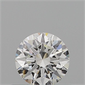 Diamante Natural 0.43 quilates, Redondo , Color F, claridad IF y certificado GIA
