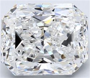 Picture of Natural Diamond 5.03 Carats, Radiant with  Cut, F Color, VS1 Clarity and Certified by GIA