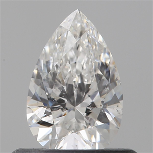 Foto Diamante Natural 0.50 quilates, De pera , Color F, claridad SI1 y certificado GIA de
