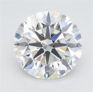 Picture of Lab Grown Diamond 4.02 Carats, Round with Ideal Cut, E Color, VVS2 Clarity and Certified by IGI