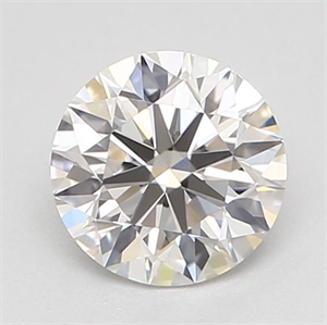 Picture of Natural Diamond 0.41 Carats, Round with Excellent Cut, H Color, VVS2 Clarity and Certified by GIA