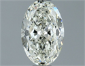 Natural Diamond 0.50 Carats, Oval with  Cut, I Color, VS1 Clarity and Certified by IGI
