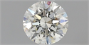 Natural Diamond 0.60 Carats, Round with Excellent Cut, K Color, SI1 Clarity and Certified by GIA
