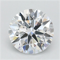 Lab Grown Diamond 1.00 Carats, Round with Ideal Cut, D Color, VVS1 Clarity and Certified by IGI