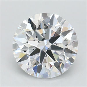 Picture of Lab Grown Diamond 1.00 Carats, Round with Ideal Cut, D Color, VVS1 Clarity and Certified by IGI