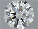 Diamante Natural 0.41 quilates, Redondo , Color H, claridad VVS2 y certificado GIA