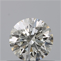 Diamante Natural 0.54 quilates, Redondo , Color I, claridad VVS1 y certificado IGI