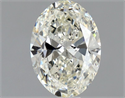 Diamante Natural 0.90 quilates, Ovalado , Color J, claridad VVS1 y certificado GIA