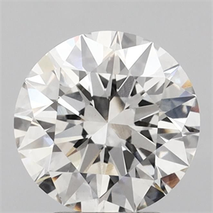 Picture of Lab Grown Diamond 2.83 Carats, Round with Excellent Cut, G Color, VS1 Clarity and Certified by IGI