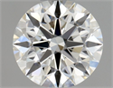 Diamante Natural 0.43 quilates, Redondo , Color H, claridad IF y certificado GIA