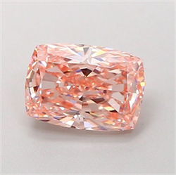 Picture of Lab Grown Diamond 1.53 Carats, CUSHION MODIFIED with  Cut, Fancy Intense Pink Color, VS1 Clarity and Certified by IGI