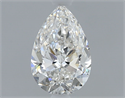 Diamante Natural 0.40 quilates, De pera , Color H, claridad VVS1 y certificado GIA