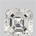 Natural Diamond 1.82 Carats, Asscher with  Cut, J Color, SI1 Clarity and Certified by GIA