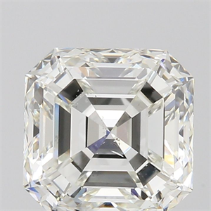 Picture of Natural Diamond 1.82 Carats, Asscher with  Cut, J Color, SI1 Clarity and Certified by GIA