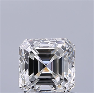 Picture of Natural Diamond 0.70 Carats, Asscher with  Cut, G Color, VVS2 Clarity and Certified by GIA