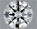 Natural Diamond 0.50 Carats, Round with Excellent Cut, G Color, VS2 Clarity and Certified by GIA
