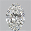 Natural Diamond 1.01 Carats, Oval with  Cut, F Color, VVS2 Clarity and Certified by GIA