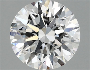 Picture of Lab Grown Diamond 2.01 Carats, Round with Excellent Cut, D Color, VVS2 Clarity and Certified by IGI