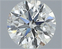 Natural Diamond 0.41 Carats, Round with Excellent Cut, I Color, VVS2 Clarity and Certified by IGI