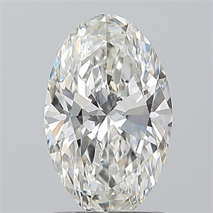 Picture of Natural Diamond 1.20 Carats, Oval with  Cut, G Color, VS2 Clarity and Certified by GIA
