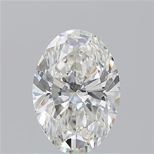 Picture of Natural Diamond 1.20 Carats, Oval with  Cut, H Color, VS2 Clarity and Certified by GIA