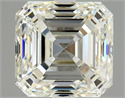Natural Diamond 1.70 Carats, Asscher with  Cut, K Color, VVS1 Clarity and Certified by GIA