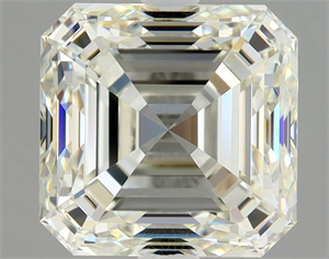 Picture of Natural Diamond 1.70 Carats, Asscher with  Cut, K Color, VVS1 Clarity and Certified by GIA